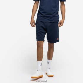 Umbro אֲנָשִׁים ריצת יהלום קצרה מצב רוח אינדיגו/רוטב חם הַלבָּשָׁה 20PR4N221 Umbro Football Kits