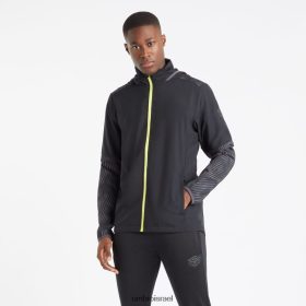 Umbro אֲנָשִׁים ז'קט מקלחת גרפי של אימון פרו שחור/פריסקופ/לימידה הַלבָּשָׁה 20PR4N234 Umbro תחתונים