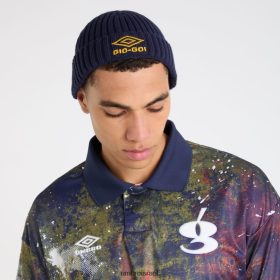 Umbro אֲנָשִׁים דייג ג'יו גוי ביני חרדל כחול/חריף פטריוט אביזרים 20PR4N266 Umbro Football Kits