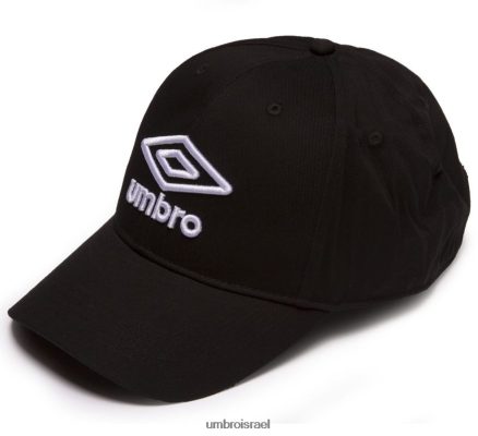 Umbro אֲנָשִׁים כובע לוגו לבן שחור אביזרים 20PR4N286 Umbro ישראל