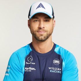 Umbro לִשְׁנֵי הַמִינִים כובע הנהג של וויליאמס אלכס אלבון לבן/טווס ספורט 20PR4N374 Umbro Football Kits