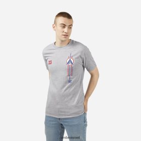 Umbro לִשְׁנֵי הַמִינִים אלכס אלבון - קריאת חזה כפולה - טי וויליאמס מירוץ טי גריי מרל ספורט 20PR4N387 Umbro תחתונים