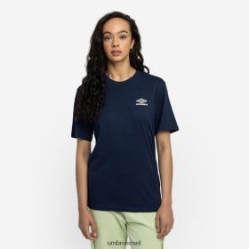 Umbro נָשִׁים טי חבר יהלום טי מצב רוח אינדיגו/ים ים הַלבָּשָׁה 20PR4N421 Umbro ישראל