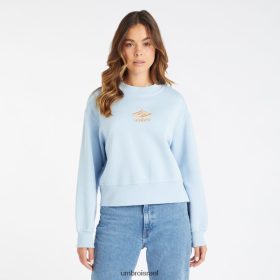 Umbro נָשִׁים סווטשירט קופסא ליבה אנג'ל נופל/כתום בוער הַלבָּשָׁה 20PR4N426 Umbro תחתונים