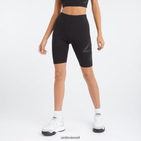Umbro נָשִׁים ליבת מכנסי רכיבה על אופניים גדולים של לוגו שָׁחוֹר הַלבָּשָׁה 20PR4N492 Umbro תחתונים
