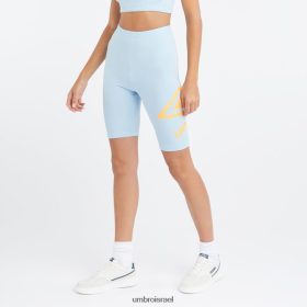 Umbro נָשִׁים ליבת מכנסי רכיבה על אופניים גדולים של לוגו אנג'ל נופל/כתום בוער הַלבָּשָׁה 20PR4N493 Umbro ישראל