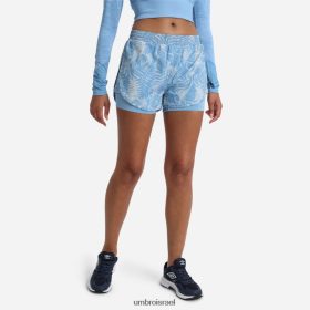 Umbro נָשִׁים אימונים מקצוענים מודפסים היברידיים קצרים פיתוי/אפור כסף הַלבָּשָׁה 20PR4N494 Umbro Football Kits