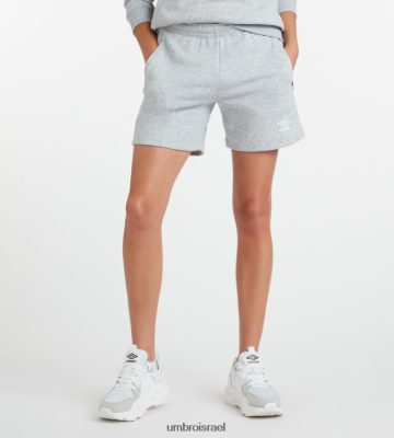 Umbro נָשִׁים מועדון פנאי ריצה קצרה אפור מרל/לבן הַלבָּשָׁה 20PR4N501 Umbro תחתונים