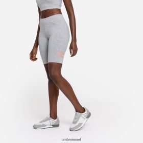 Umbro נָשִׁים מכנסי רכיבה על אופניים יהלומים אפור מרל/רוזטה הַלבָּשָׁה 20PR4N507 Umbro תחתונים