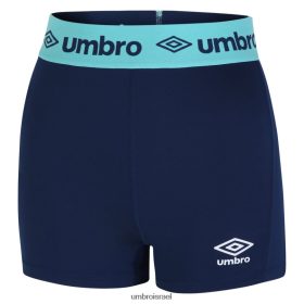 Umbro נָשִׁים מכנסי מחזור ביצועים פעילים חיל הים/ציאן הַלבָּשָׁה 20PR4N511 Umbro ישראל