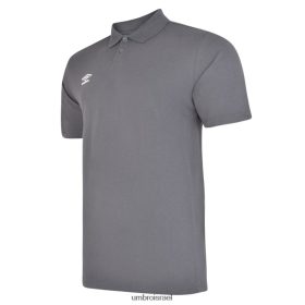 Umbro ילדים ג'וניור פולו חיוני פחמן/לבן הַלבָּשָׁה 20PR4N595 Umbro ישראל