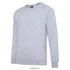 Umbro ילדים זיעת פנאי מועדון אפור מרל/לבן הַלבָּשָׁה 20PR4N629 Umbro Football Kits