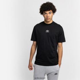 Umbro אֲנָשִׁים טי לוגו קטן של יהלום סלע שחור/ירח הַלבָּשָׁה 20PR4N72 Umbro תחתונים