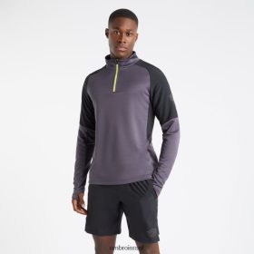 Umbro אֲנָשִׁים אימון מקצוען היברידי חצי רוכסן פריסקופ/שחור/לימידה הַלבָּשָׁה 20PR4N78 Umbro תחתונים