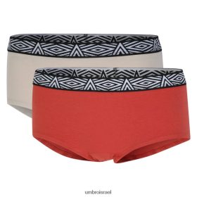 Umbro נָשִׁים חבילת ליבה לנשים היפסטר 2 כתום/חימר הַלבָּשָׁה 20PR4N541 Umbro ישראל