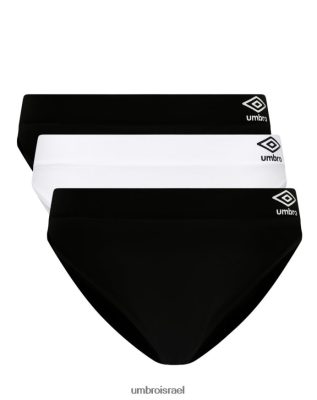 Umbro נָשִׁים תקציר גורו חלק במותניים גבוהות (3 חבילות) שחור/לבן הַלבָּשָׁה 20PR4N548 Umbro Football Kits