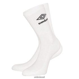 Umbro ילדים גרב ספורט 3 חבילות ג'וניור לבן/שחור אביזרים 20PR4N699 Umbro תחתונים