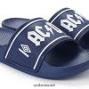Umbro אֲנָשִׁים שקופיות AC/DC פטריוט כחול/לבן הַנעָלָה 20PR4N340 Umbro ישראל