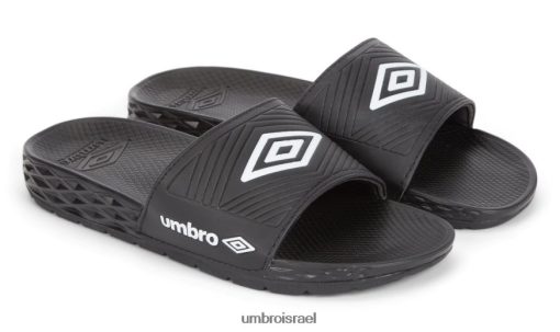 Umbro אֲנָשִׁים שקופיות לשחזור Equipe שחור/לבן הַנעָלָה 20PR4N339 Umbro תחתונים