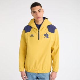 Umbro אֲנָשִׁים Gio Goi Smock Smock חרדל חריף/כחול פטריוט הַלבָּשָׁה 20PR4N238 Umbro ישראל