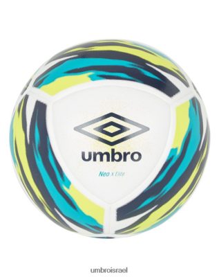 Umbro לִשְׁנֵי הַמִינִים Neo X Elite לבן/טווס/אגרוף סיד/קאפרי בר אביזרים 20PR4N364 Umbro ישראל