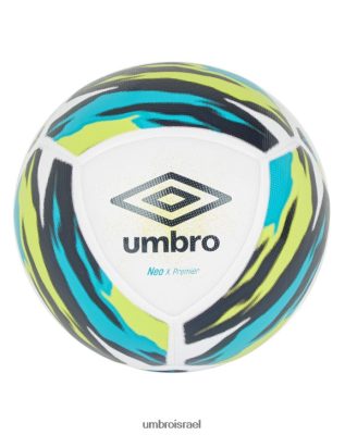 Umbro לִשְׁנֵי הַמִינִים Neo X Premier לבן/טווס/אגרוף סיד/קאפרי בר אביזרים 20PR4N363 Umbro תחתונים