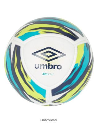 Umbro לִשְׁנֵי הַמִינִים Neo X Turf לבן/טווס/אגרוף סיד/קאפרי בר אביזרים 20PR4N351 Umbro תחתונים