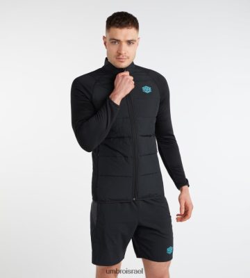 Umbro אֲנָשִׁים ז'קט תרמי PTF שָׁחוֹר הַלבָּשָׁה 20PR4N241 Umbro ישראל