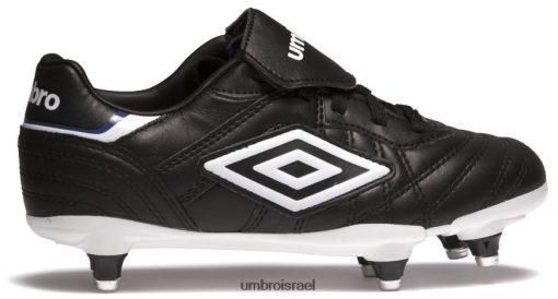 Umbro לִשְׁנֵי הַמִינִים פרמייר פרמייר מתמחה SG ג'וניור שחור/לבן/כחול הַנעָלָה 20PR4N586 Umbro ישראל