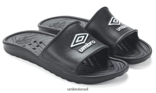 Umbro אֲנָשִׁים מגלשות מקלחת TT שחור/לבן הַנעָלָה 20PR4N337 Umbro ישראל