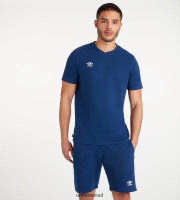 Umbro אֲנָשִׁים טי צוות פנאי מועדון TW Navy/White הַלבָּשָׁה 20PR4N52 Umbro ישראל