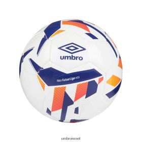 Umbro לִשְׁנֵי הַמִינִים ניאו פוטסל ליגה לבן/ספקטרום כחול/ציפורן בהיר/TeaB אביזרים 20PR4N356 Umbro Football Kits